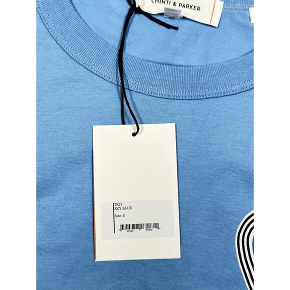 Chinti and Parker Graphic Print Crew Neck T-Shirt Size S - Picture 5 of 8